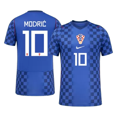MODRIĆ #10 Croatia Away Soccer Jersey World Cup 2026 Blue - gojersey
