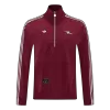 Men 2026 Arsenal Half-Zip Windbreaker Jacket Red - gojersey