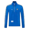 Men 2026 Real Madrid Half-Zip Windbreaker Jacket Blue - gojersey