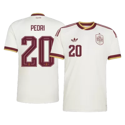 PEDRI #20 Spain Away Soccer Jersey World Cup 2026 White - gojersey