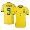 Brazil CASEMIRO #5 Home Soccer Jersey Authentic 2026 - gojersey