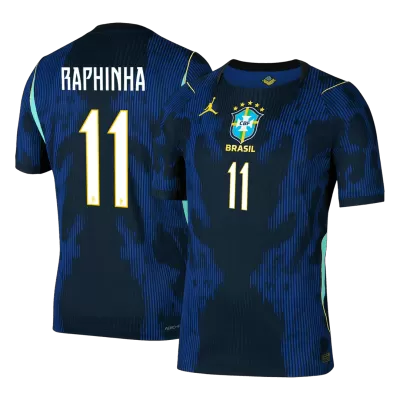 Brazil RAPHINHA #11 Away Soccer Jersey Authentic 2026 - gojersey