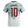 BERNARDO #10 Portugal Away Soccer Jersey World Cup 2026 White&Green - gojersey