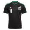 S.GIMENEZ #11 Mexico Third Soccer Jersey World Cup 2026 Black - gojersey