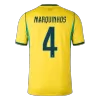 MARQUINHOS #4 Brazil Home Soccer Jersey World Cup 2026 Yellow - gojersey