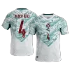 RÚBEN DIAS #4 Portugal Away Soccer Jersey World Cup 2026 White&Green - gojersey
