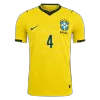 Brazil MARQUINHOS #4 Home Soccer Jersey Authentic 2026 - gojersey