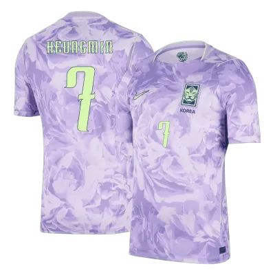 HEUNGMIN #7 South Korea Away Soccer Jersey World Cup 2026 Purple - gojersey