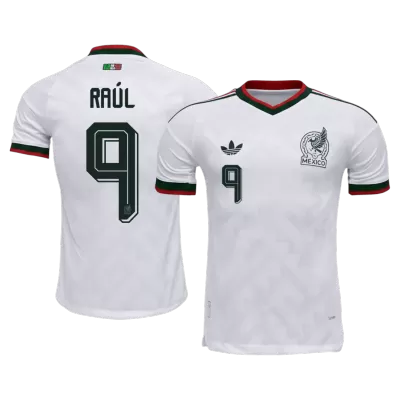 Mexico RAÚL #9 Away Soccer Jersey Authentic 2026 - gojersey
