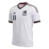S.GIMENEZ #11 Mexico Away Soccer Jersey World Cup 2026 White - gojersey