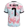 DE BRUYNE #7 Belgium Away Soccer Jersey World Cup 2026 Blue&Pink - gojersey