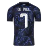 DE PAUL #7 Argentina Away Soccer Jersey World Cup 2026 Black - gojersey
