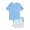 Kids Manchester City Home Soccer Jersey Kit (Jersey+Shorts) 2026/27 Blue - gojersey