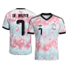 DE BRUYNE #7 Belgium Away Soccer Jersey World Cup 2026 Blue&Pink - gojersey