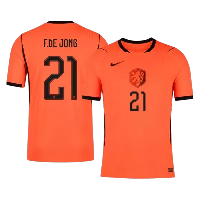 Netherlands F.DE JONG #21 Home Soccer Jersey Authentic 2026 - gojersey
