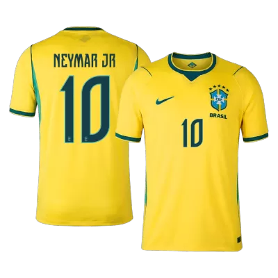 Brazil NEYMAR JR. #10 Home Soccer Jersey Authentic 2026 - gojersey
