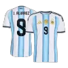 J.ÁLVAREZ Argentina Home Soccer Jersey World Cup 2026 Blue&White - gojersey