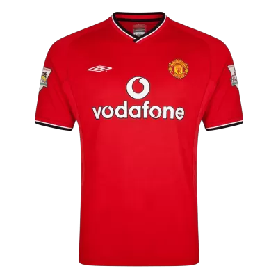 Manchester United Home Soccer Jersey Retro 2000/02 - gojersey