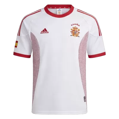 Spain Away Soccer Jersey Retro 2002 - gojersey