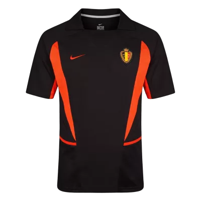 Belgium Away Soccer Jersey Retro 2002 - gojersey